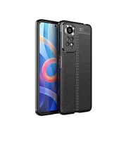 Xiaomi Redmi Note 11S Global Kılıf Deri Görünümlü Slim Silikon (Siyah)