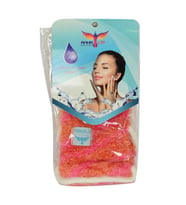 İpli Sırt ve Vücut Yumuşak Banyo Lifi Pembe-Tcu 56x10 Cm
