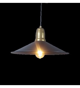 MYLİGHTS  RETRO  RUSTİK METAL SARKIT AVİZE 30 CM (Siyah)