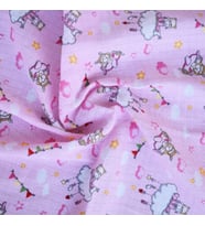 Müslin Örtü 100x120  Ağız Bezi Hediyeli ( 3 Adet ) (Pudra Pembe)