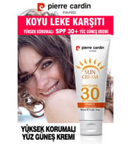 Pierre Cardin SPF 30 Leke Karşıtı Yüksek Koruyucu Yüz Güneş Kremi 75 ML Normal Ve Kuru Ciltler İçin