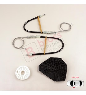 Ford Mondeo MK1 MK2 1992-2001 4/5 Kapı 93BBF23201B İçin Ön Sol Kapı Cam Kriko Tamir Seti