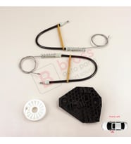 Ford Mondeo MK1 MK2 1992-2001 4/5 Kapı 93BBF23201B İçin Ön Sol Kapı Cam Kriko Tamir Seti