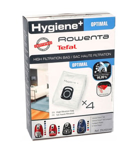 Rowenta Uyumlu RO 6373 Silence Force Compact 4A Hygiene+ Elektrikli Süpürge Toz Torbası Kutulu