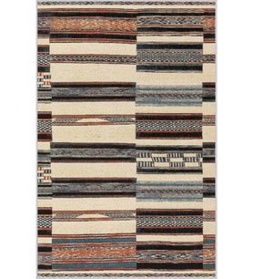 Eliana Home Baskılı, Yıkanabilir Kaymaz Taban Salon Halısı LNA1246 100x150 cm (Kahverengi)
