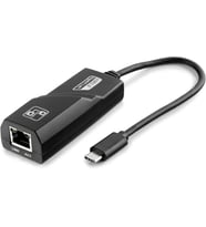 Type-C USB Ethernet Adaptörü 10/100 Mbps - RJ45 Kablolu İnternet Dönüştürücü, Laptop, Tablet, Telefon ve Bilgisayar Uyumlu, Siyah