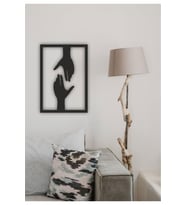 El Sıkışma Tablo Mdf Lazer Kesim