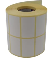 Eko Termal Rulo Etiket, 50mm x 30mm 3000 Adet Yan Yana 2li Sarılmış Rulolar 40mm Kuka Çapı Barkod yazıcılar ile uyumludur, Ribon kullanmadan yazdırılabilir., Beyaz