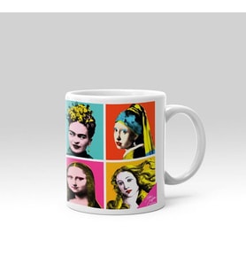 Mug PopArt Girls Kupa Bardak
