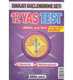 Dikkati Güçlendirme Seti 12 Yaş Test