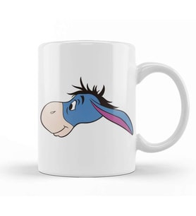 Winnie The Pooh Eeyore 015 Kupa Bardak Porselen