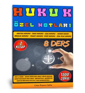 KPSS-A Grubu Hukuk Özel Ders NOTLARI