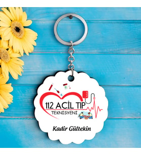 112 Acil Tıp Teknisyenine  Özel Anahtarlık