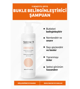 Sisteme 11 Bukle Belirginleştirici Şampuan 250 ml 8684091009153