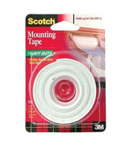 Scotch® Çift Taraflı Yapışkan Köpük Bant,ağır Malz.için, Rulo / 12,7mmx1,9m (110)