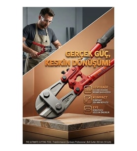 Pro-Cut 350Mm (14") Profesyonel Çelik Cıvata, Zincir İnşaat Demiri Makas 723155
