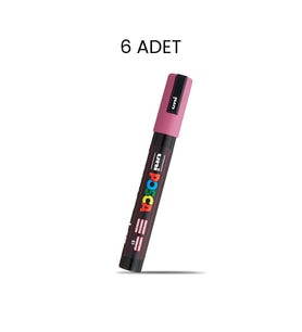 Posca PC-5M Su Bazlı Marker Kalem 6'lı Kutu