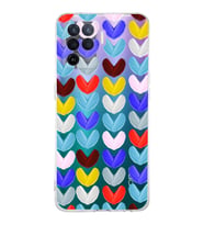 PrintiFy Oppo Reno 5 Lite ile Uyumlu Water Color 1  Kamera Korumalı Şeffaf  Kılıf