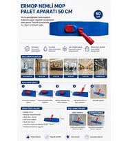 Ermop Nemli Mop Palet Aparatı 50 cm