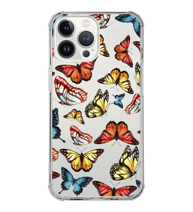 PrintiFy iPhone 13 Pro Uyumlu Water Color 2 Baskılı Şeffaf Köşe Korumalı Antişok Kılıf