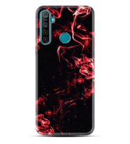 Realme 5i 5 Pro 6i 7 Pro 8 Kılıf Desemli Silikon Red Smoke 1745