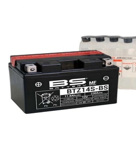 Bs Battery Btz14s-bs 12v 11.8ah Motosiklet Aküsü Agm Bakımsız 230cca Sızdırmaz Mf Akü (Siyah)