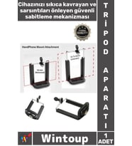 #Tripod Evrensel Akıllı Telefon Tutucu Sabitleyici ABS Plastik Cep Telefonu Tripod Bağlantı Aparatı