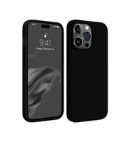 Apple iPhone 15 Pro Kılıf First Silikon - Siyah