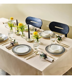 Karaca Elegance Bone Caro 24 Parça 6 Kişilik Yemek Takımı