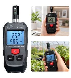 Benetech GT1368 Taşınabilir Sıcaklık ve Nem Ölçer