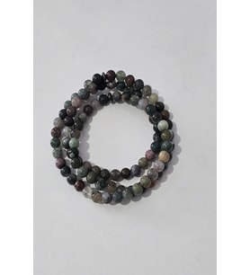 SERTİFİKALI 6 MM HİNT AKİK DOĞALTAŞ KOLYE,BİLEKLİK, TESPİH