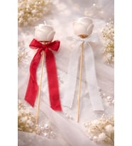 Mumelia Candles Aşkın Gülü – Doğal Soya Hediyelik Mum - 15 Adet