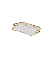 CAMELİA GOLD DİKDÖRTGEN KULPLU GENİŞ 39x21x3