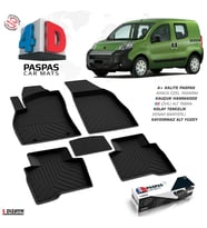 Fiat Fiorino 4D Havuzlu Paspas Siyah 2008-2017 A+Kalite