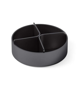 Lexon City LD138X9 Yuvarlak Masa Düzenleyicisi Metalik Gri