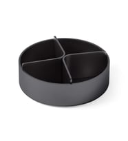 Lexon City LD138X9 Yuvarlak Masa Düzenleyicisi Metalik Gri