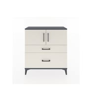 Arges Şifonyer 2 Raflı 2 Çekmeceli 2 Kapaklı 88x30x96 Antrasit-Aytaşı