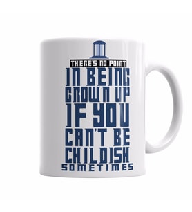 DOCTOR WHO NASA TARDIS Kupa Bardak Porselen