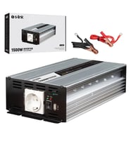 S-Link SL-1500W Dc12v-Ac230v 1500w İnverter 12V-220V Çevirici Dönüştürücü