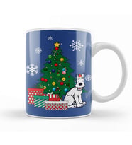Snowy Around The Christmas Tree TinTin Kupa Bardak Porselen