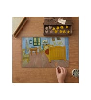 Vincent van Gogh Yatak Odası Tasarımı 240 parça Ahşap Puzzle Ahşap Kutuda MP09100