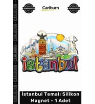 #Magnet Hediyelik Eşya Hatıra Mıknatıslı Buzdolabı Süsü Modern İstanbul Temalı Silikon Magnet
