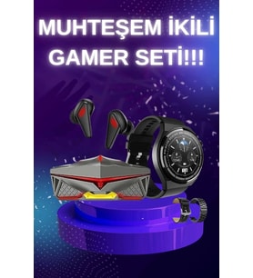 Mey İthalat® Anc Özellikli Bluetooth Kulaklık Amoled Ekran Akıllı Saat Uyku Takibi Nabız Ölçer