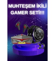 Mey İthalat® Anc Özellikli Bluetooth Kulaklık Amoled Ekran Akıllı Saat Uyku Takibi Nabız Ölçer