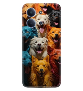 Xiaomi Redmi 15C Kılıf Boutique Baskılı Resimli Köpekçikler Pcode -026