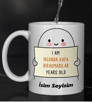 Komik - Esprili Kupaa Bardakk KAFA BIRAKMADILAR Tasarımlı Komik Kupaa Bardakk