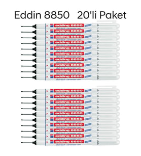 Edding 8850 Montaj İşaretleme ve Marangoz Kalemi 20'li Paket