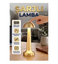 USB Şarjlı LED Masa Lambası – 1800 mAh Batarya, Dokunmatik Kontrol ve 3 Işık Modu