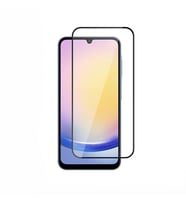 Galaxy A25 Kenarları Kırılmaya Dayanıklı Cam Ekran Koruyucu (Siyah)