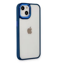 iPhone 14 Plus Kılıf Dora Kapak - Mavi